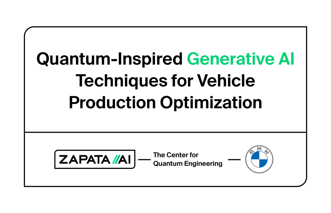 BMW Optimizes Vehicle Production Planning Using Quantum-Inspired Generative AI Techniques